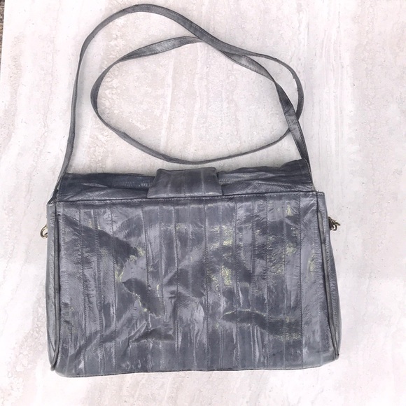 Genuine eel skin crossbody purse - Picture 8 of 8